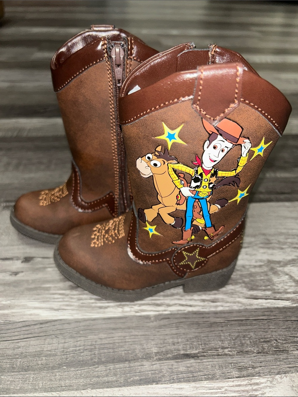 Disney - Toy Story-Woody Cowboy Boots with Woody Graphic